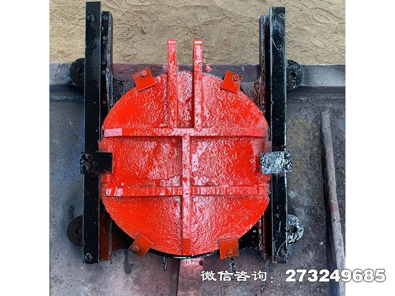 武威手電兩用鑄鐵鑲銅圓閘門